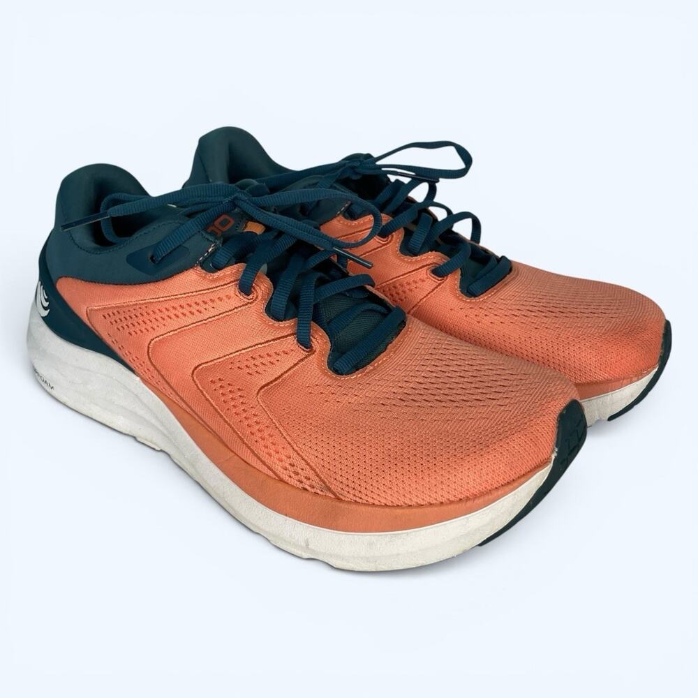 Topo Athletic Women's Phantom 2 5mm Running Shoes Sneakers sz 8.5 rose/navy
